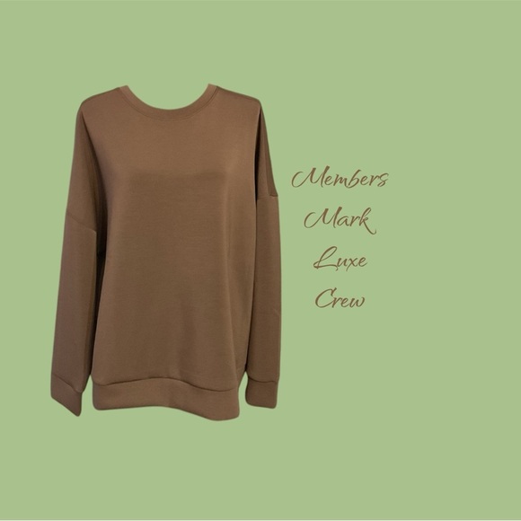 NWT 2 WOMENS XL SWEATSHIRTS BY SCOOP AND MEMBERS MARK FEEL LIKE BUTTER - Picture 5 of 7